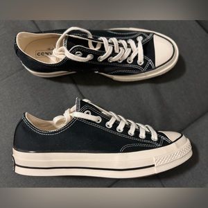 NEW Converse Chuck 70s Low Top Black/Egret  Mens US 8.5 EU 42